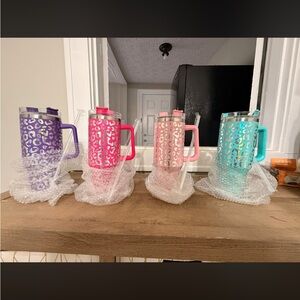 Colorful Leopard Print Tumblers